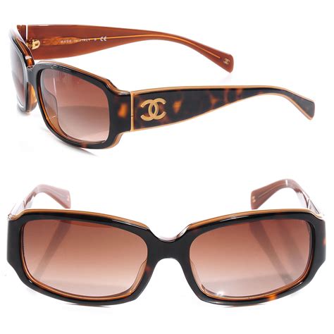 Chanel Sunglasses Tortoise 